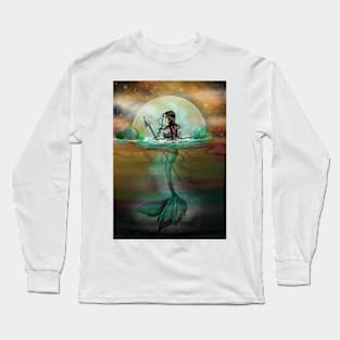 Mystic Sea Mermaid Fantasy Art by Molly Harrison Long Sleeve T-Shirt